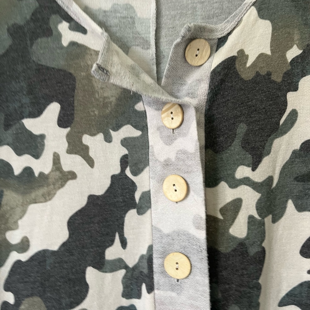 Camouflage Jumpsuit boutique boho large - Picture 5 of 5